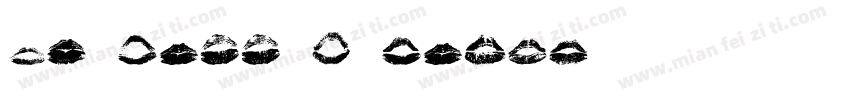 BY Kiss U Right字体转换